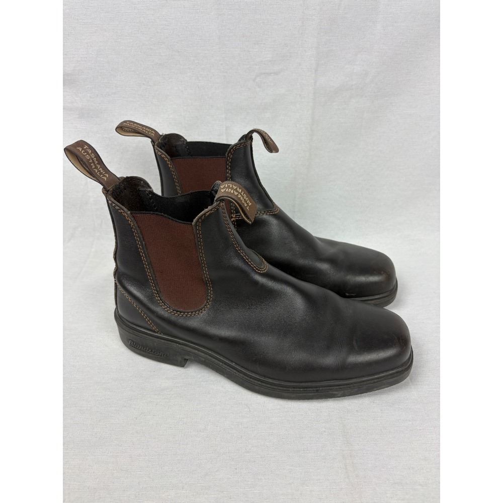 Blundstone Men's Chelsea Boot 555 Size 9 US Brown Pull On Leather Classic Rugged